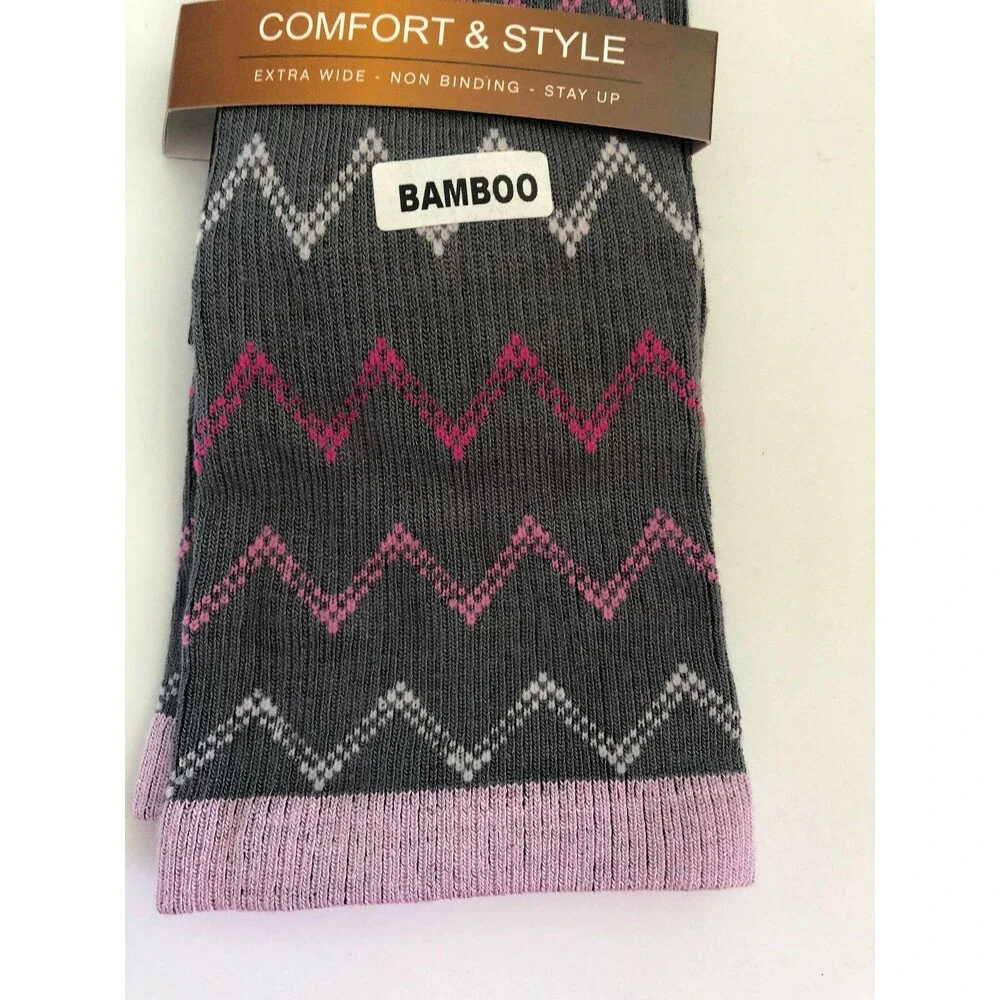 Windsor Gradual Compression Ladies Socks L 10-13 Castle Rock Gray 15/20 MMHG 20